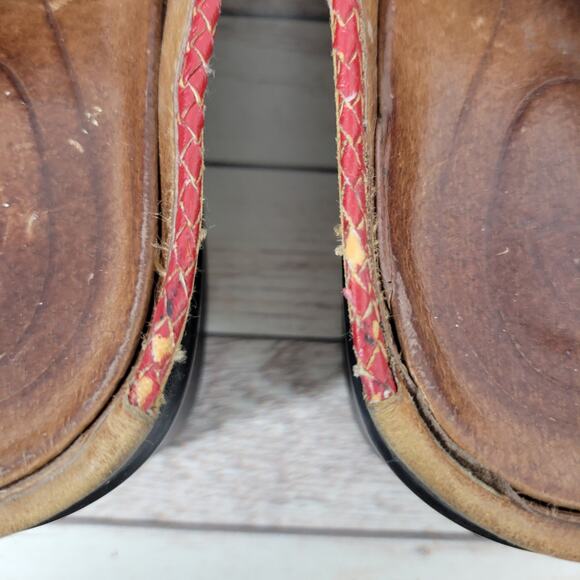 Ariat Womens Mendocino Tassel Leather Western Slip On Mule Clogs Size 8.5 - Picture 8 of 16